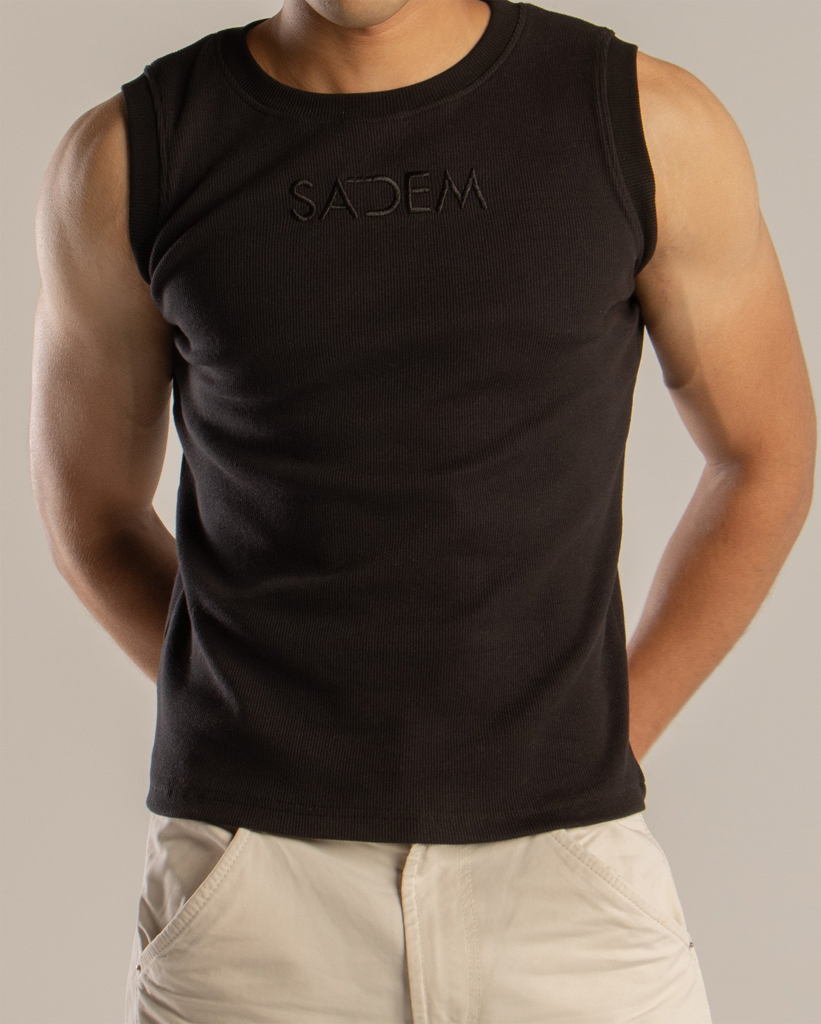 TANK TOP ,BLACK