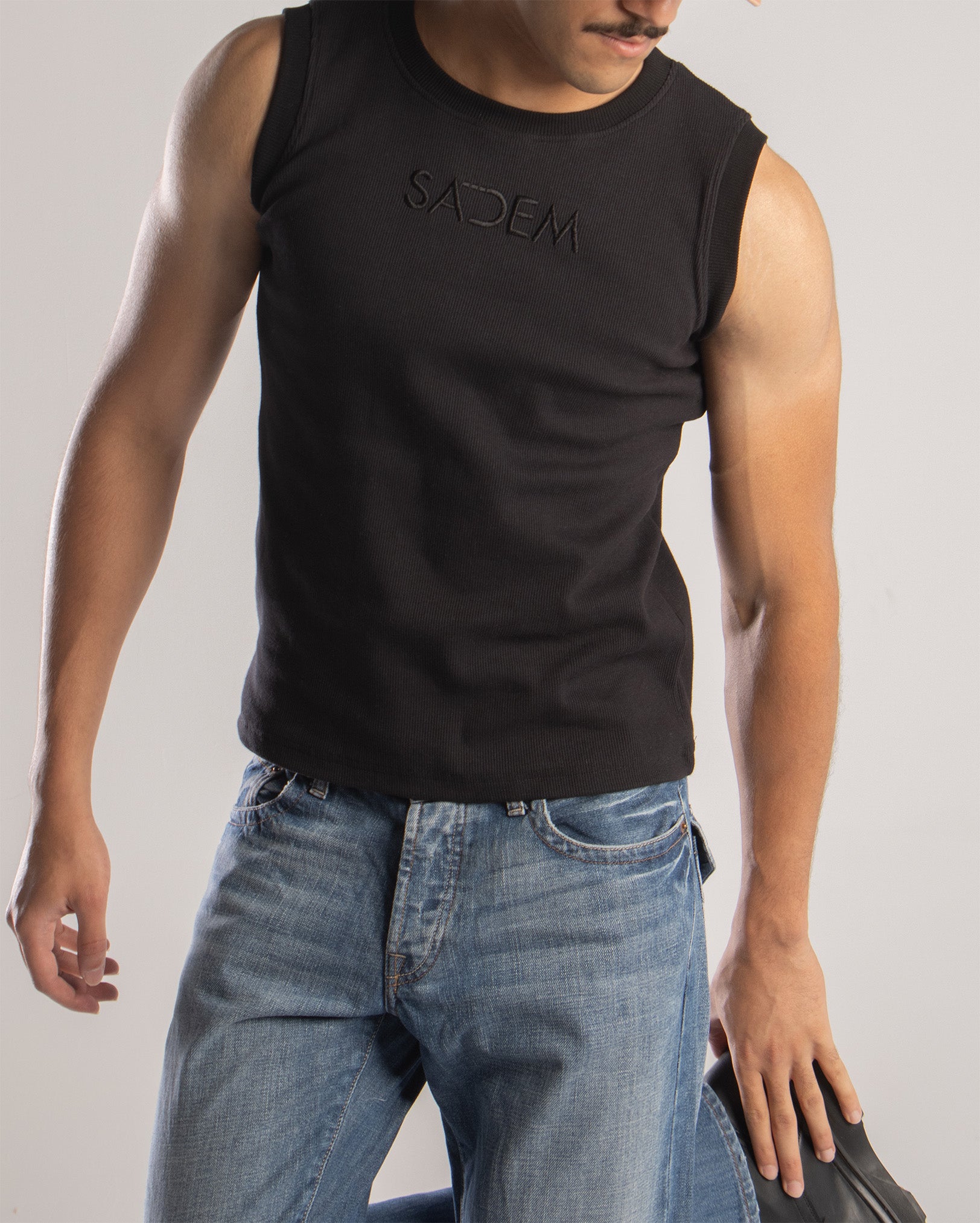 TANK TOP ,BLACK