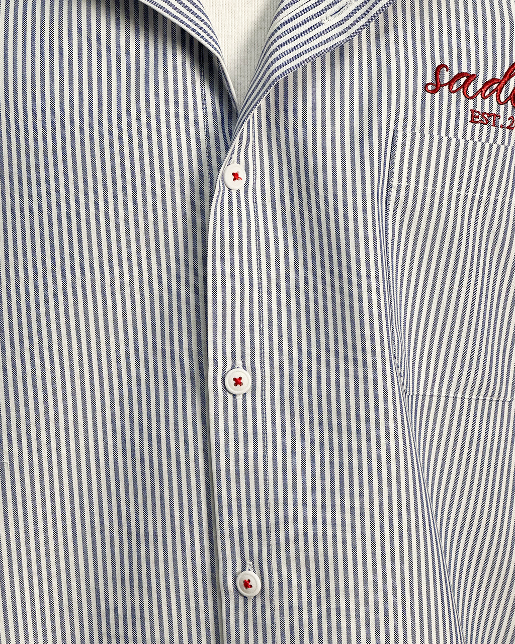 Blue Striped Boxy Shirt