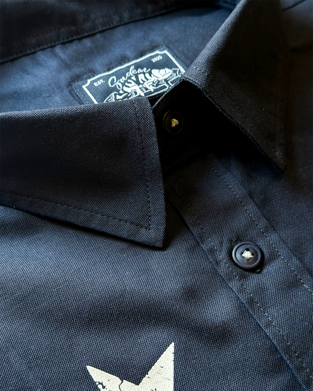 Navy Boxy Shirt